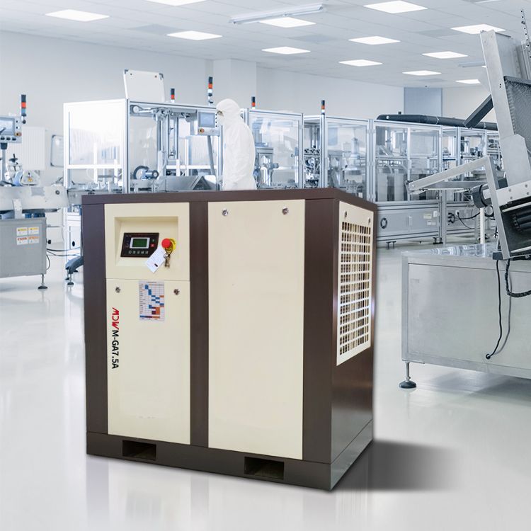 Compresor de aire de 11kW-15hp Silencio de alta calidad Uso de compresor de aceite sin aceite para mezclar compresor de aire vegetal